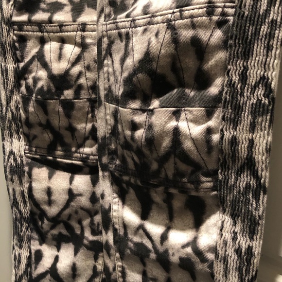 Isabel Marant H&M Biker Indigo Tie dye pants 4 US - Picture 5 of 5